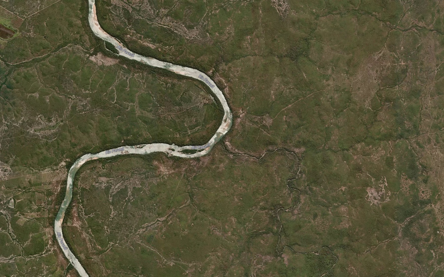 Satellite map of the Riacho Fundo
