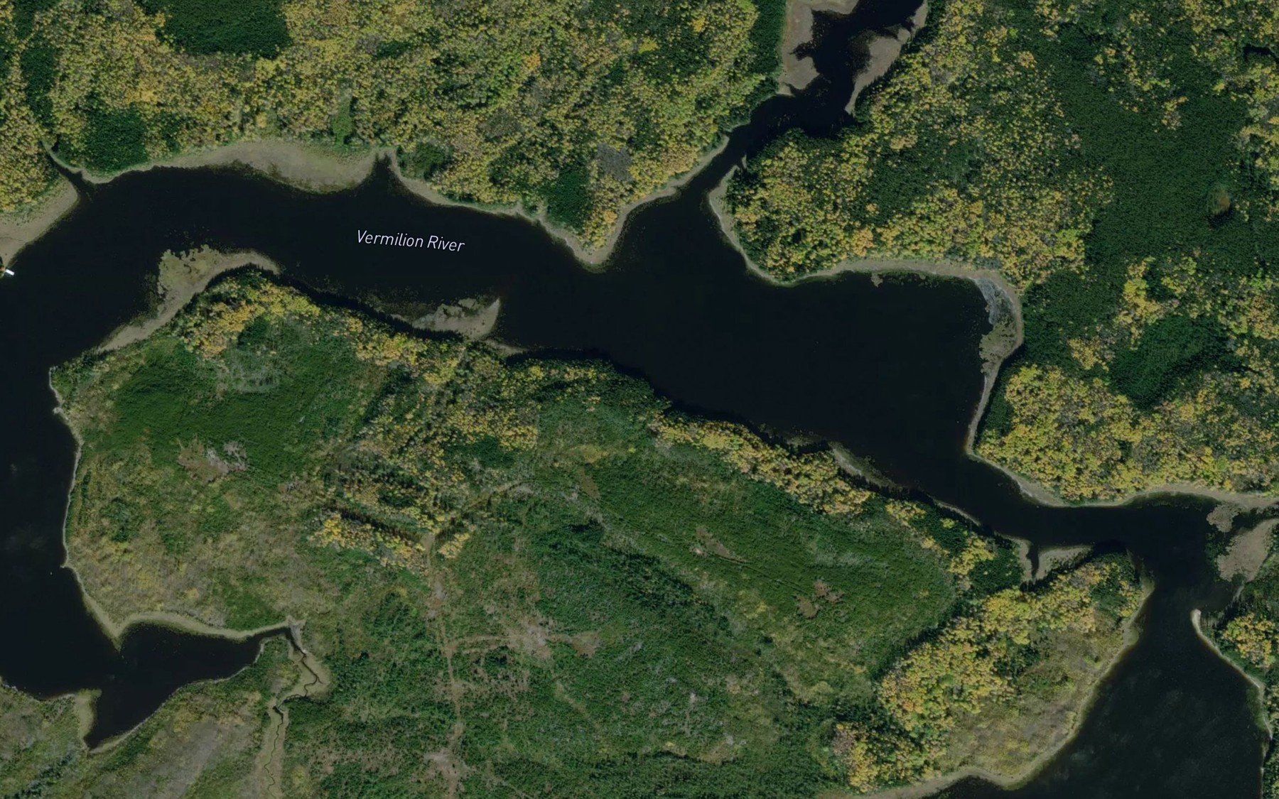 Satellite map of the Tully Creek