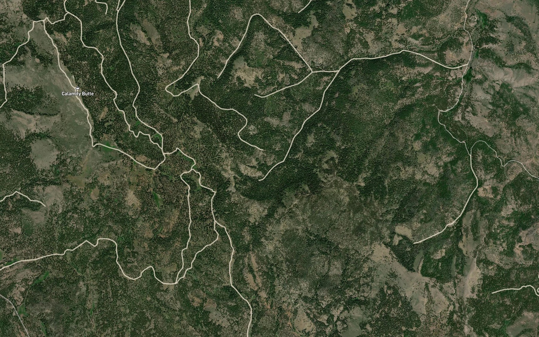 Satellite map of the Stewart Spring