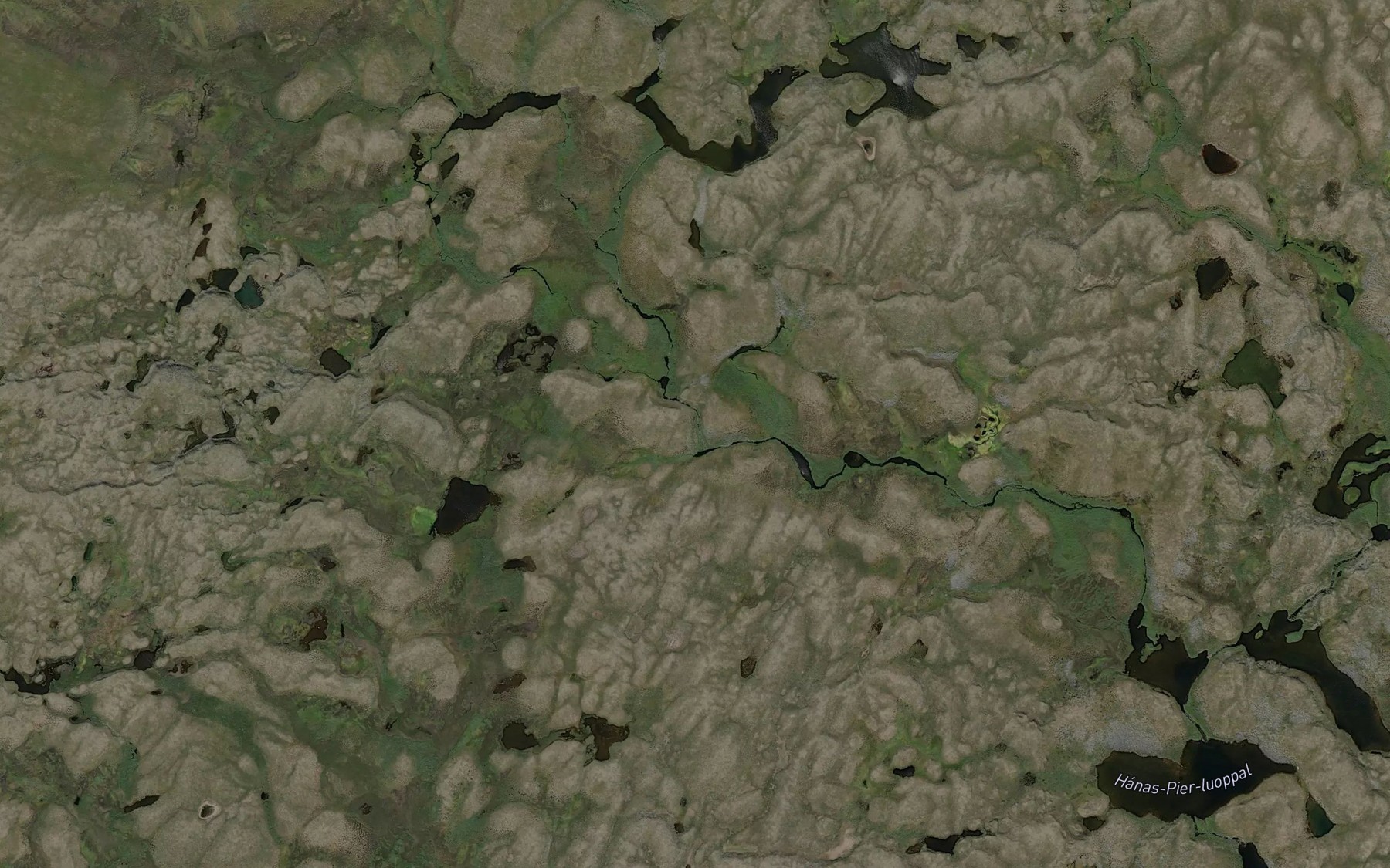 Satellite map of the Poastajakka