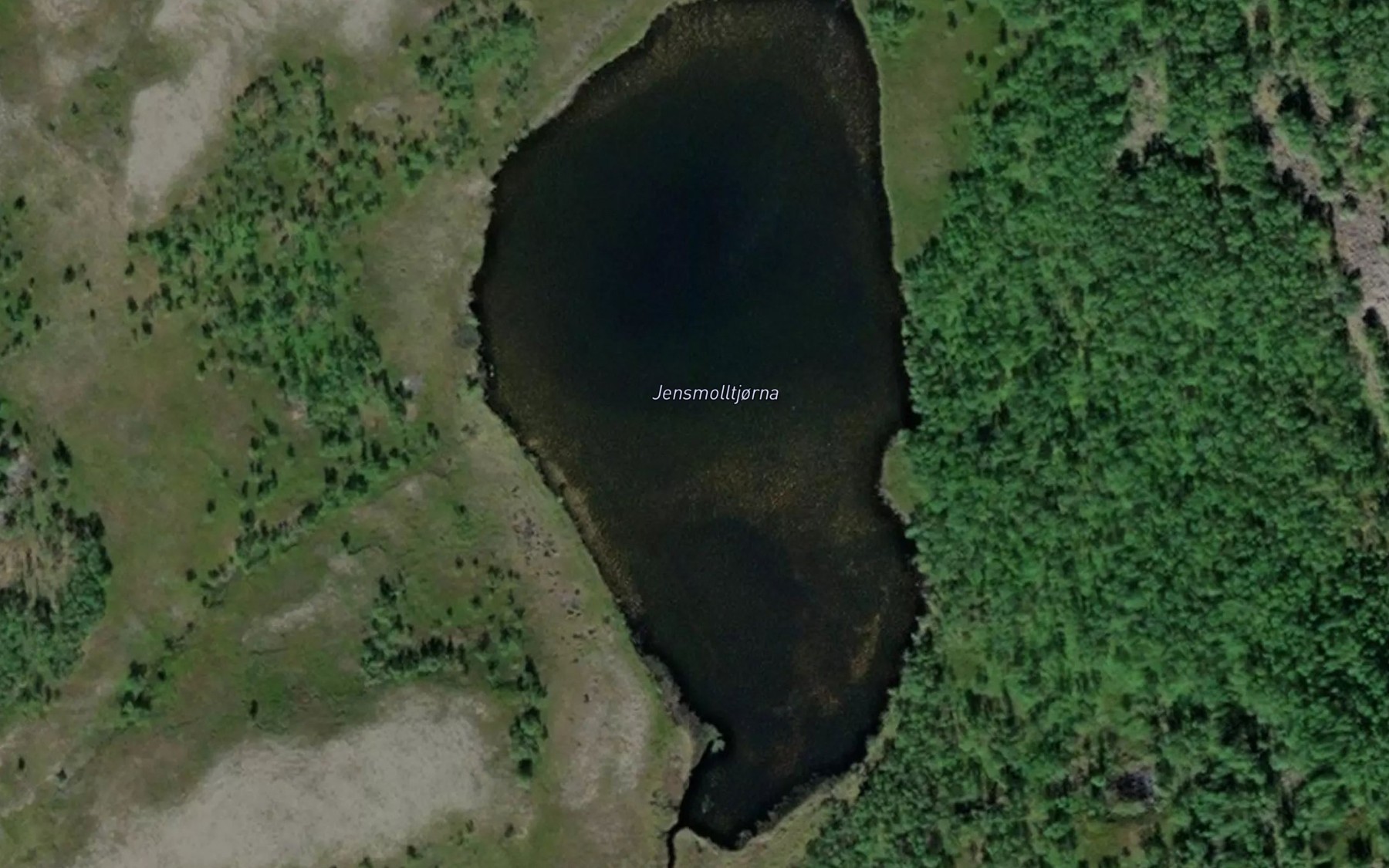 Satellite map of the Jensmolltjorna