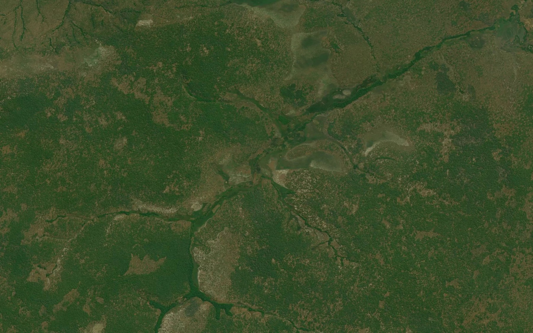 Satellite map of the Kimbiri