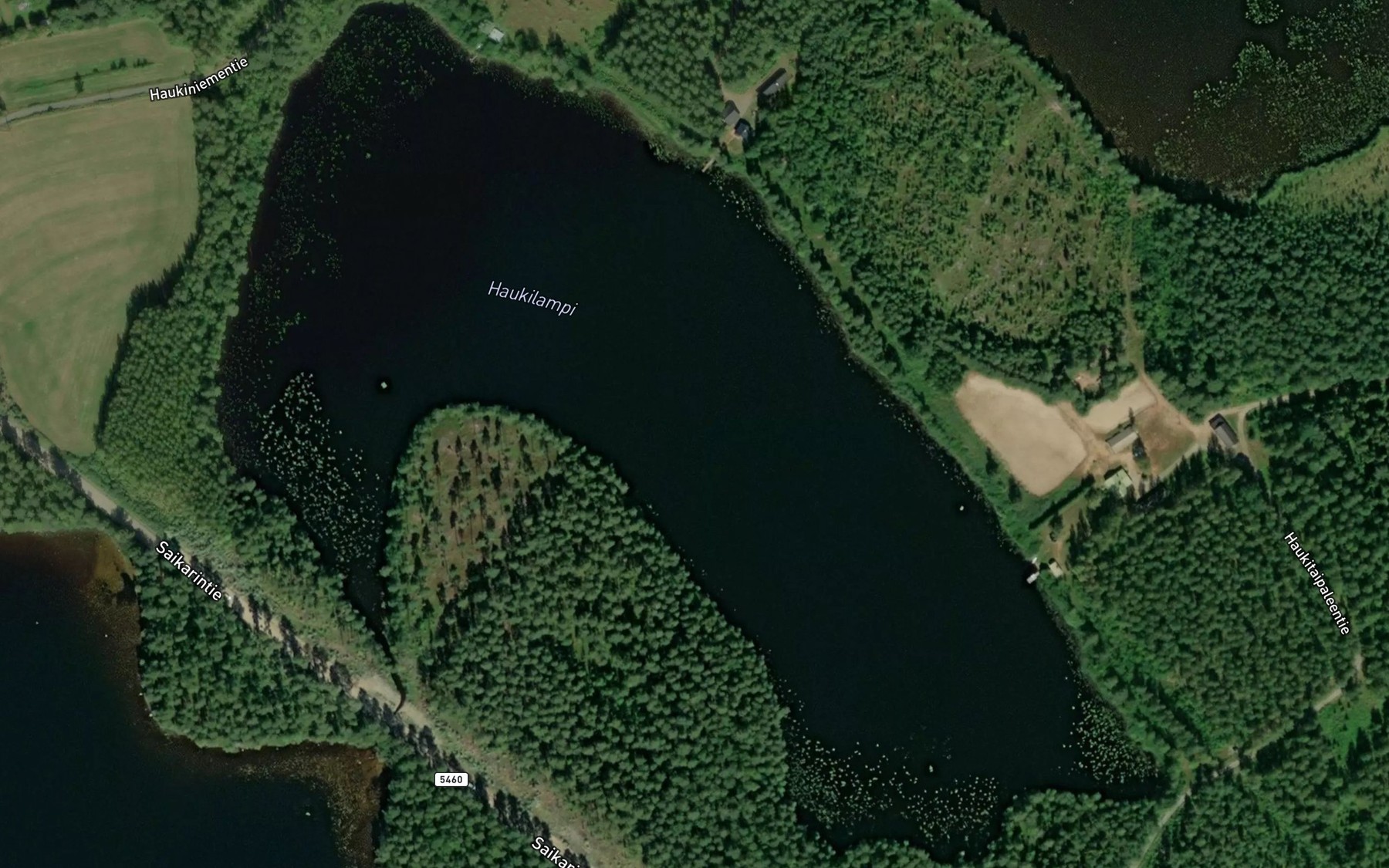Satellite map of the Haukilampi