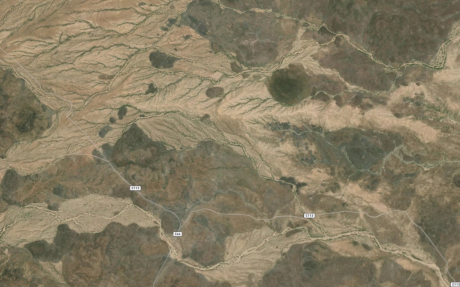 Satellite map of the Enumpapa