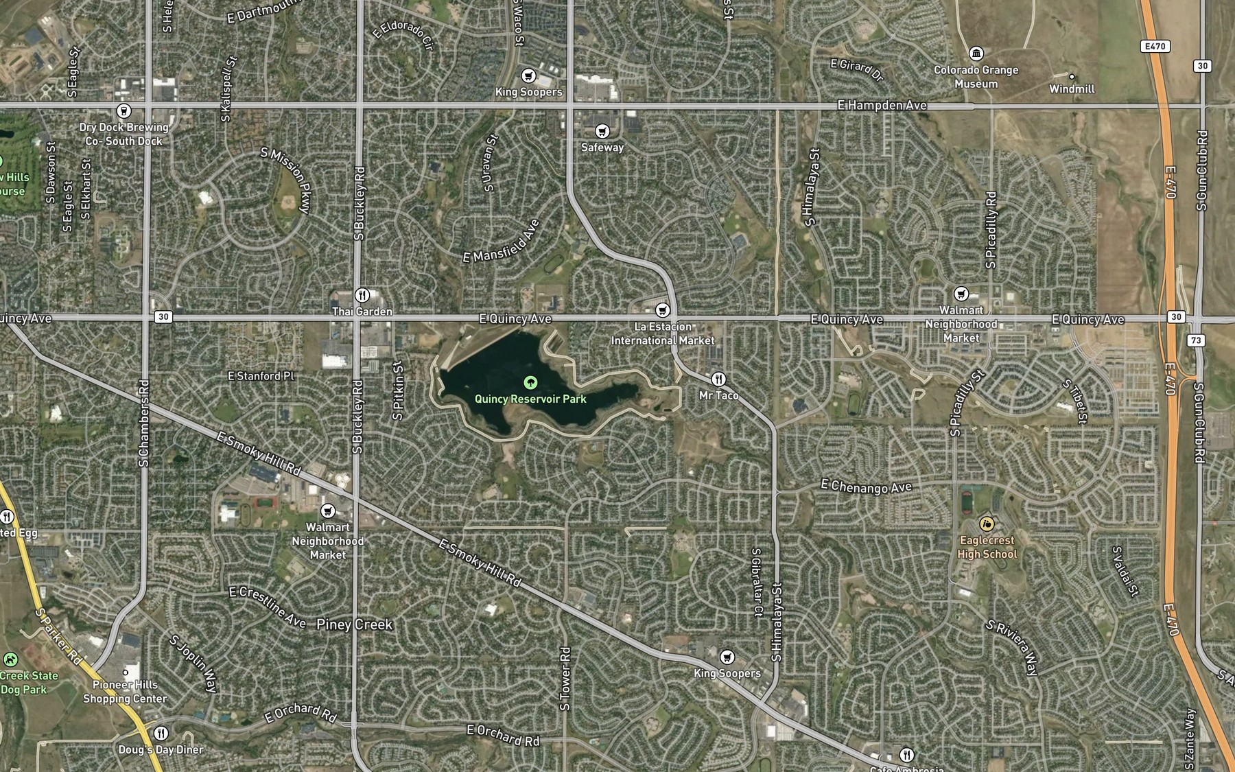 Satellite map of the Spot 3