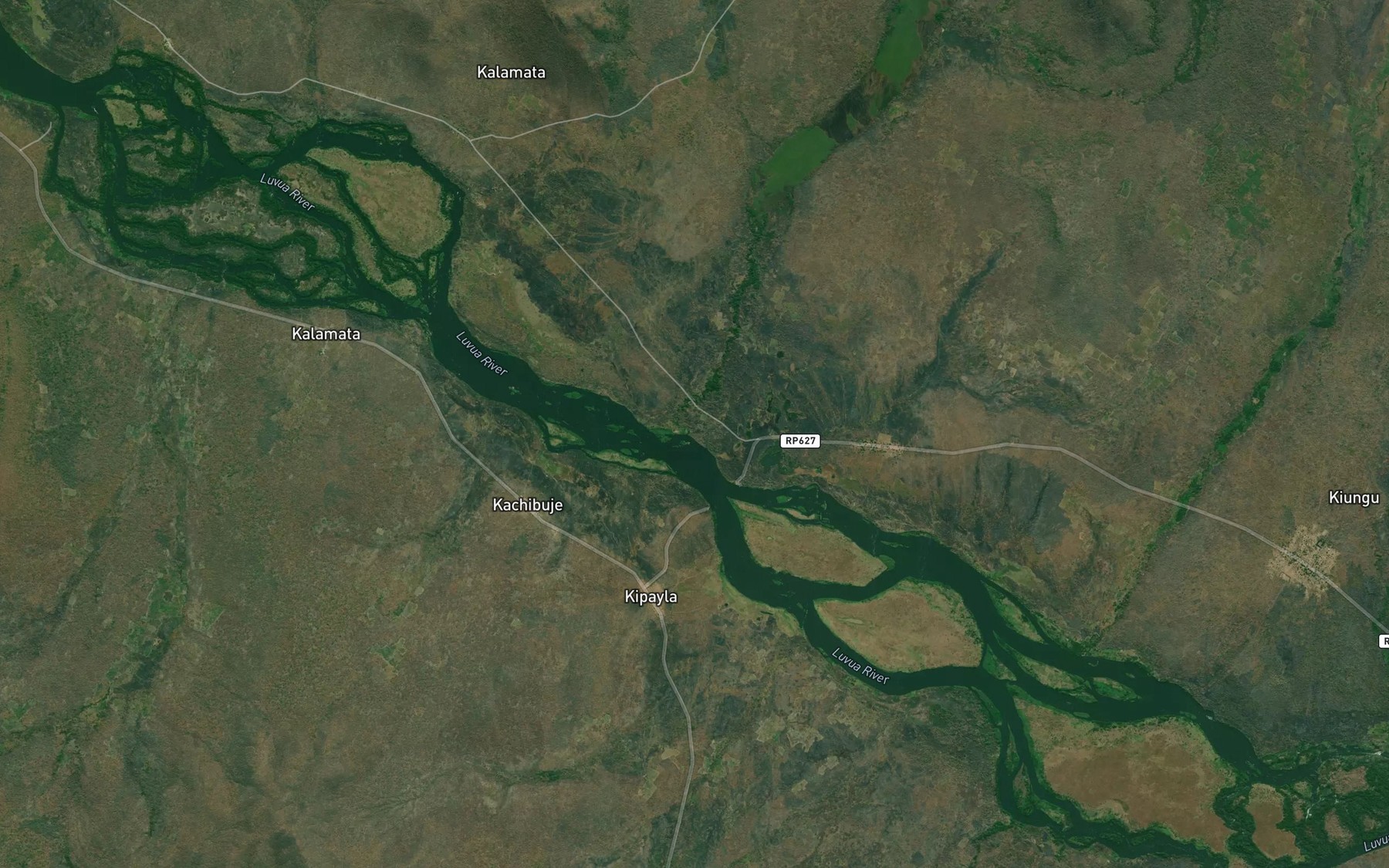 Satellite map of the Luela