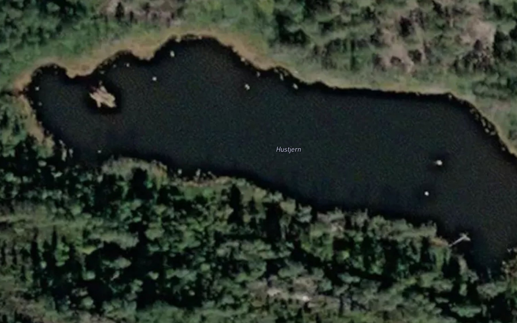 Satellite map of the Hustjenn