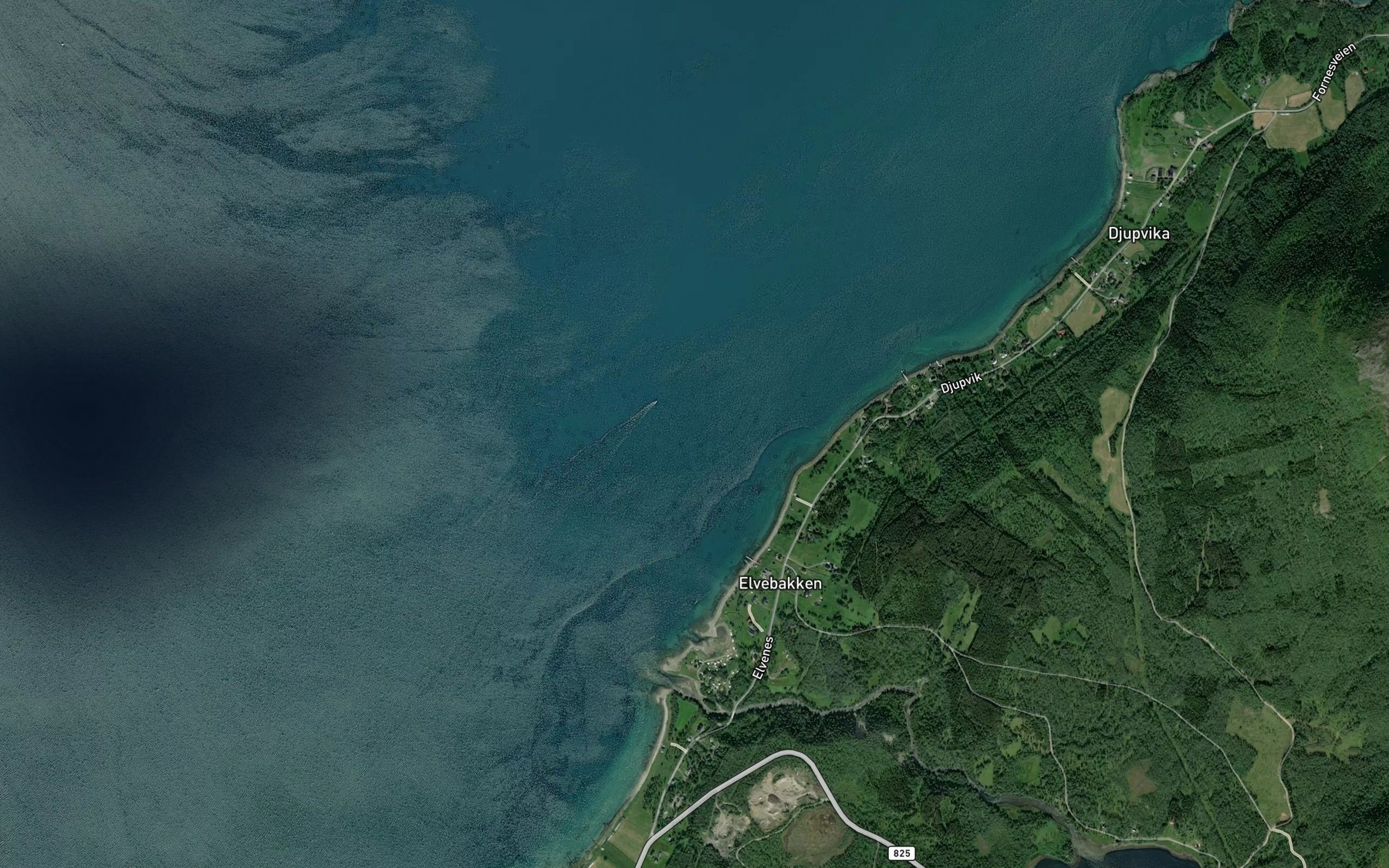 Satellite map of the Litlegrunnen