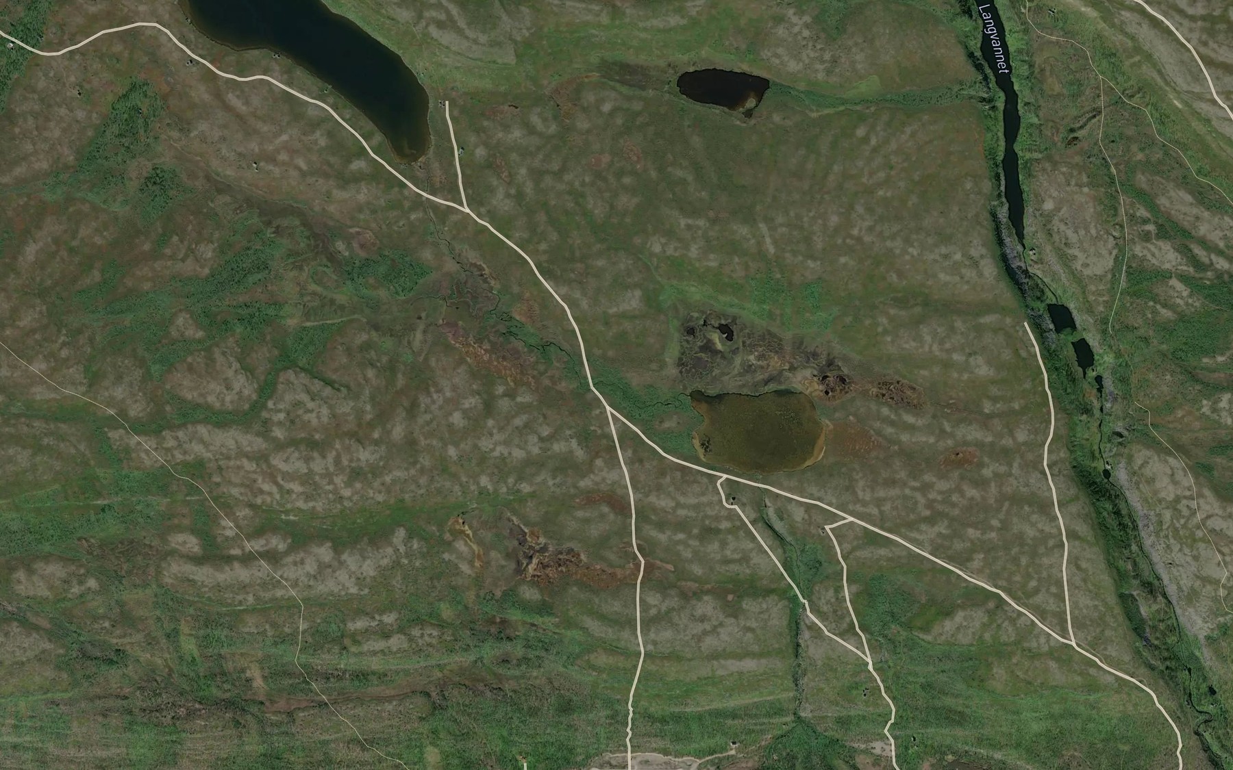Satellite map of the Anderselva