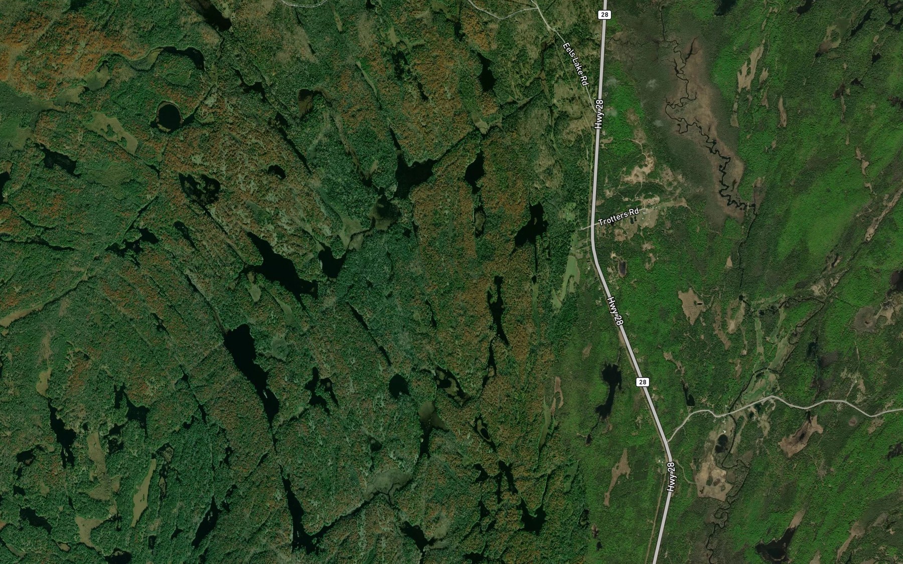 Satellite map of the Clanricarde Creek