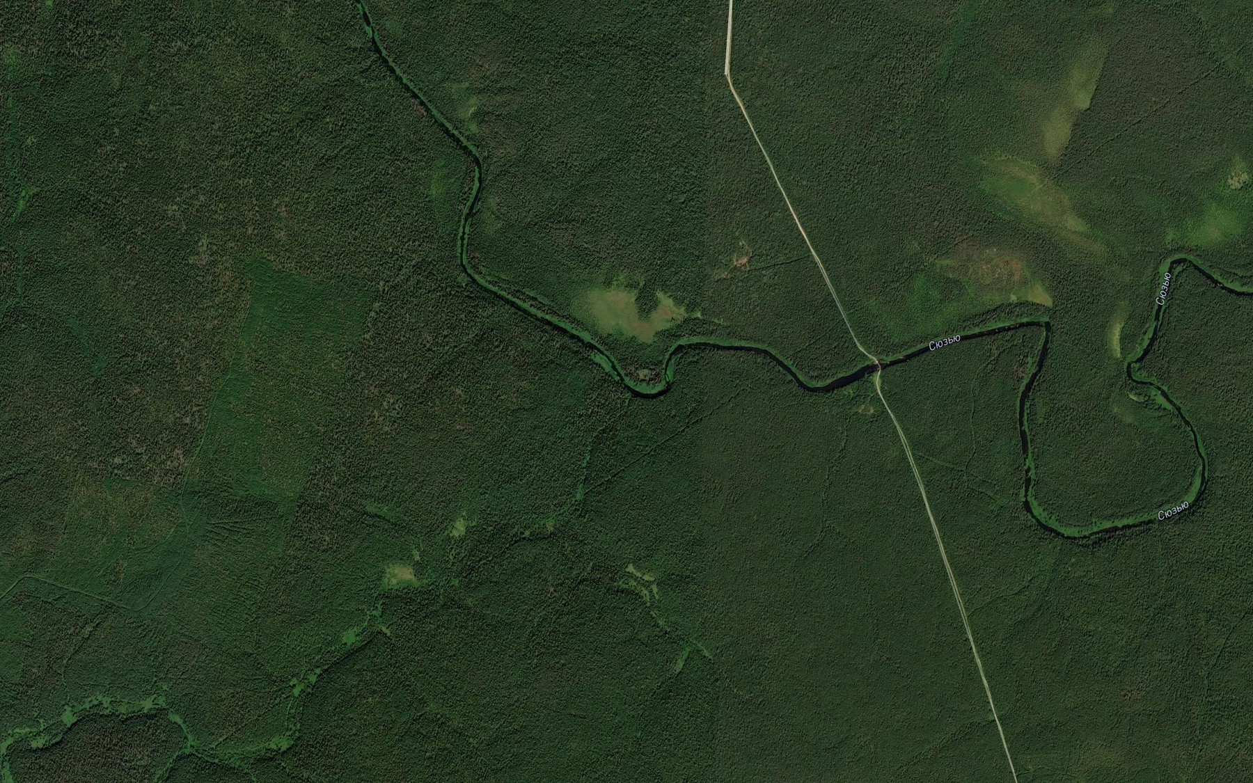 Satellite map of the Parmayel'