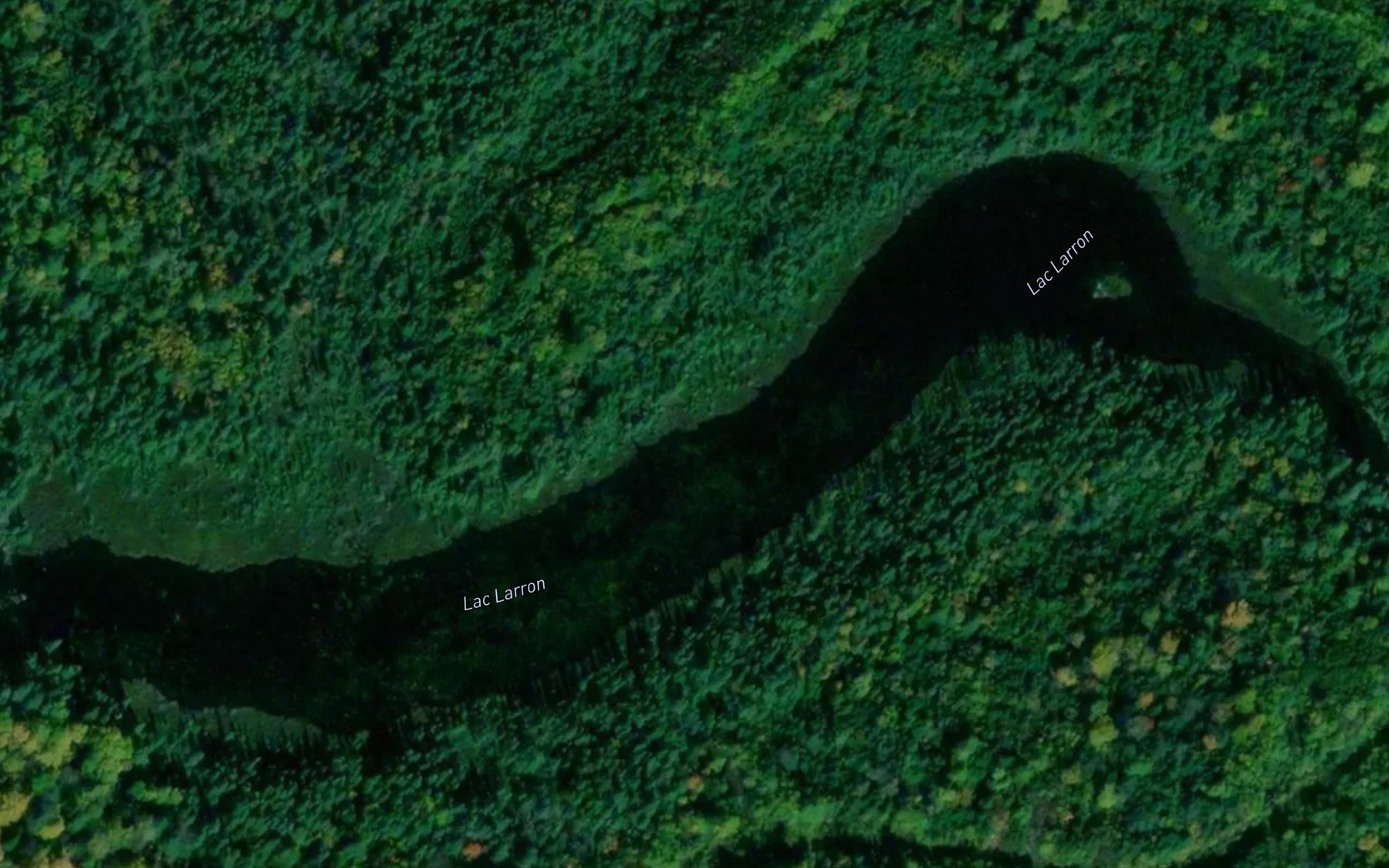Satellite map of the Lac Larron