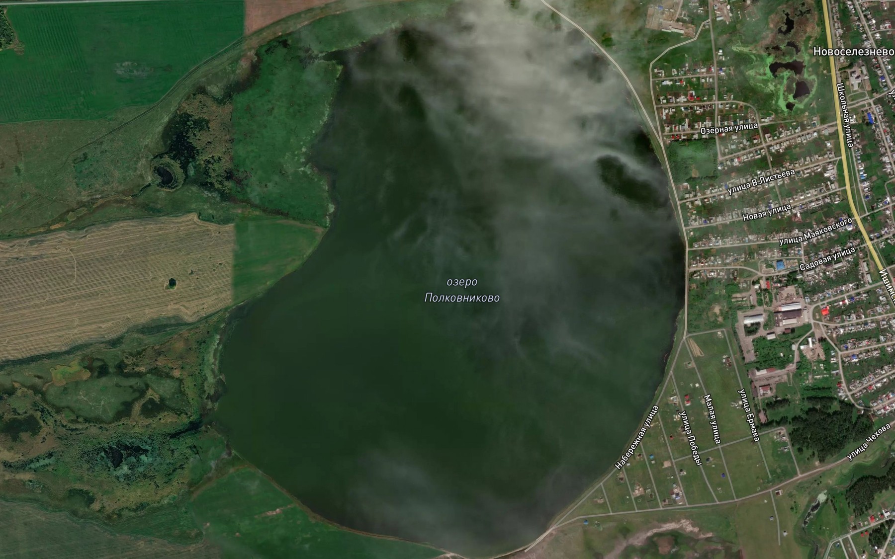 Satellite map of the Ozero Polkovnikovo