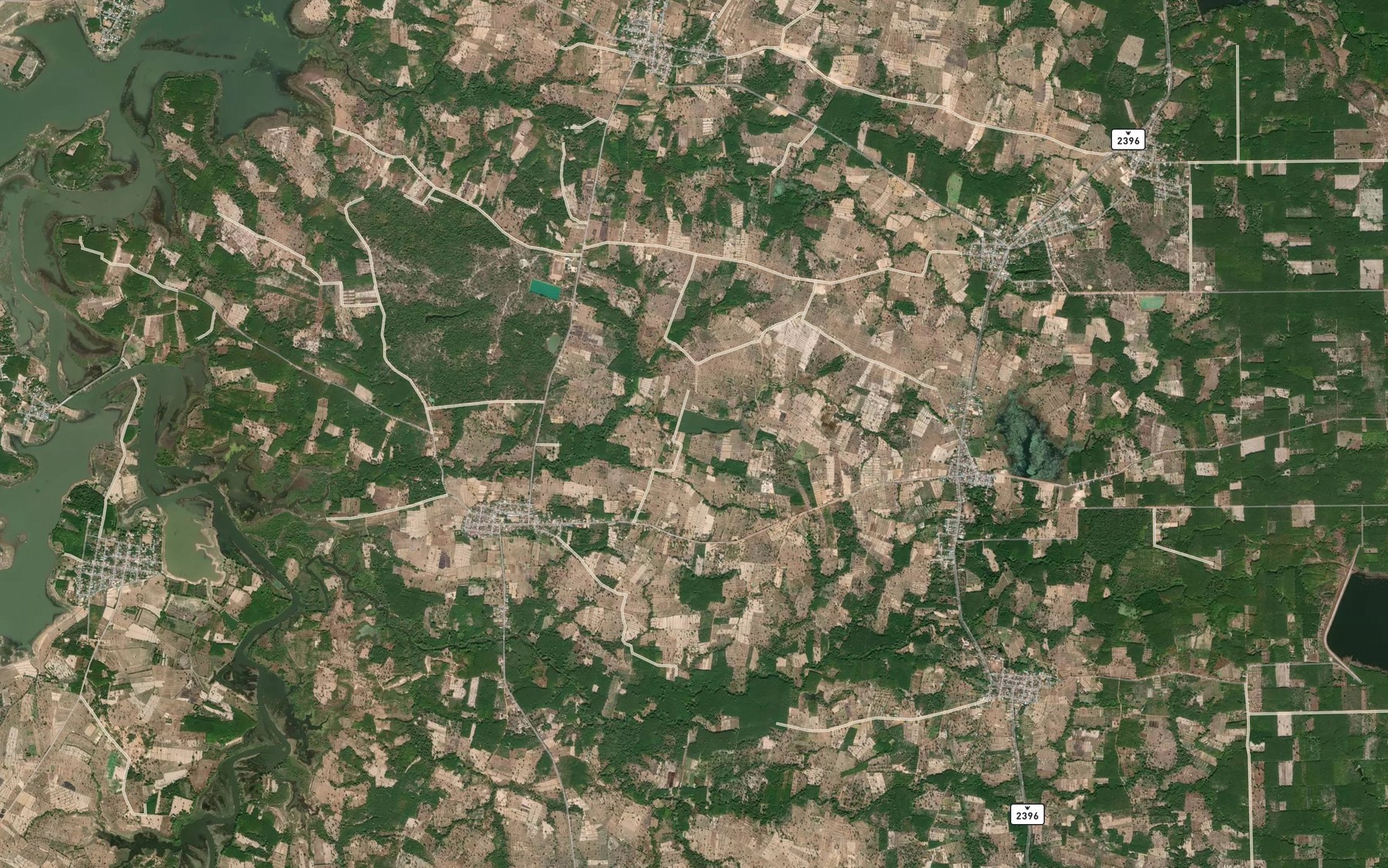 Satellite map of the Ang Kep Nam Kham Mak Noi