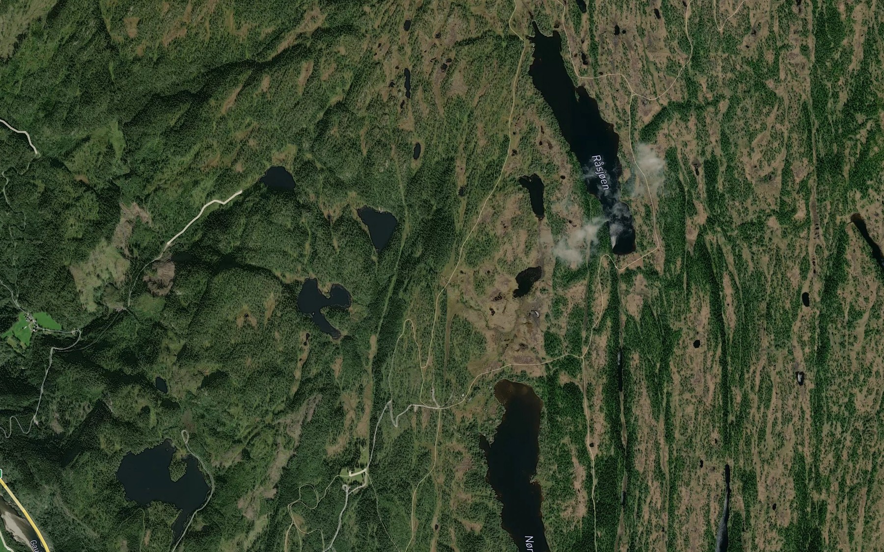 Satellite map of the Landvassbekken