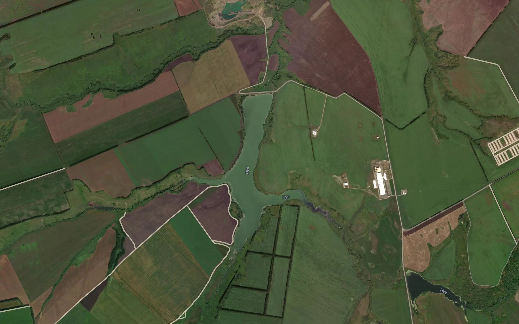 Satellite map of the Paleyka