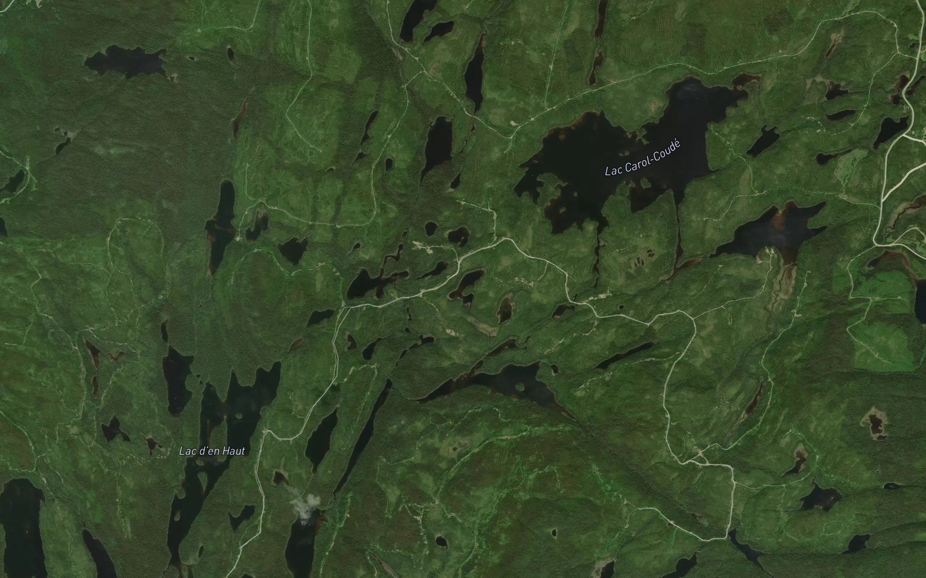 Satellite map of the Lac du Merite