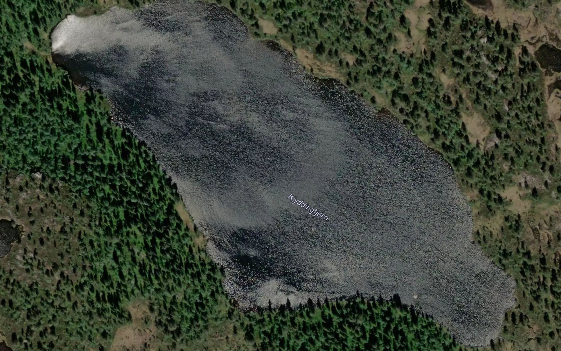 Satellite map of the Store Kjyddingtjonn