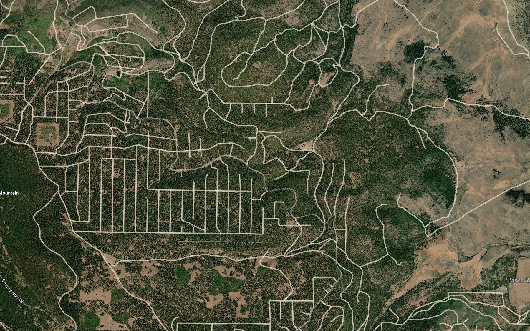 Satellite map of the Lunsford Spring
