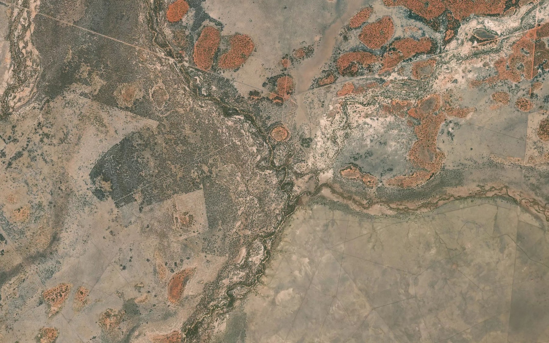 Satellite map of the Torrens Creek