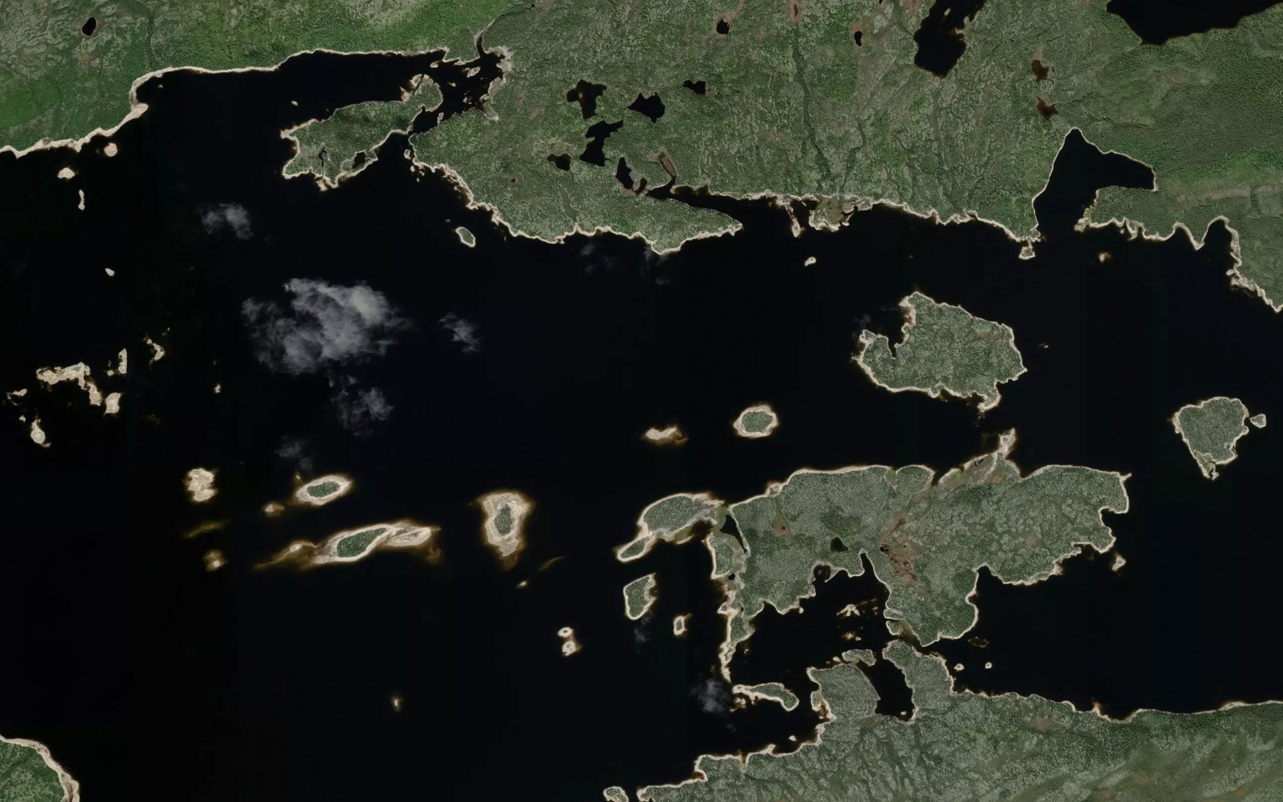 Satellite map of the Lac Pikwahipanan