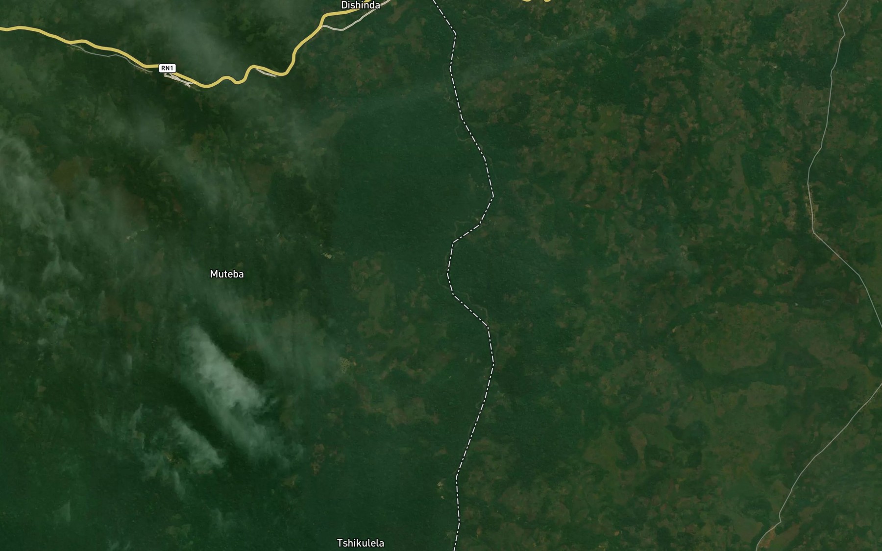 Satellite map of the Kasoba