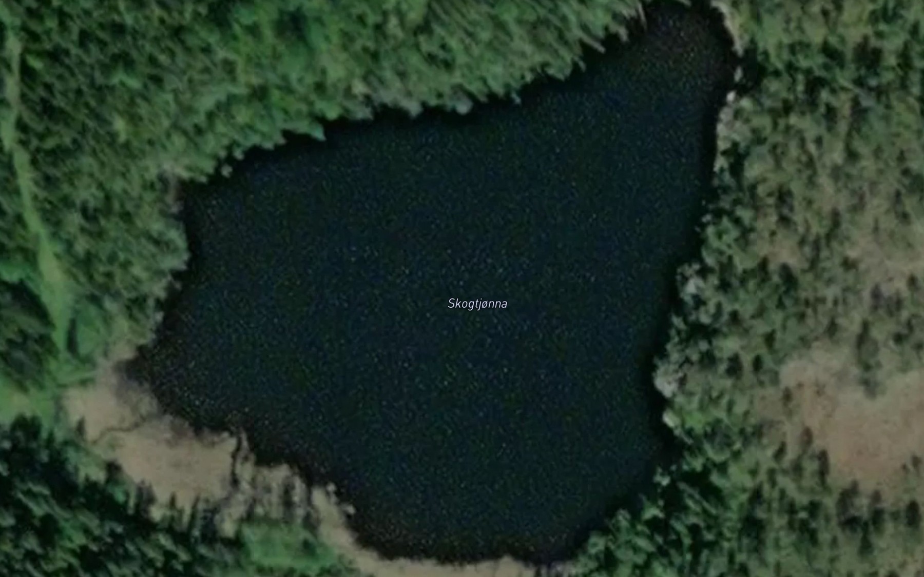Satellite map of the Skogtjorna