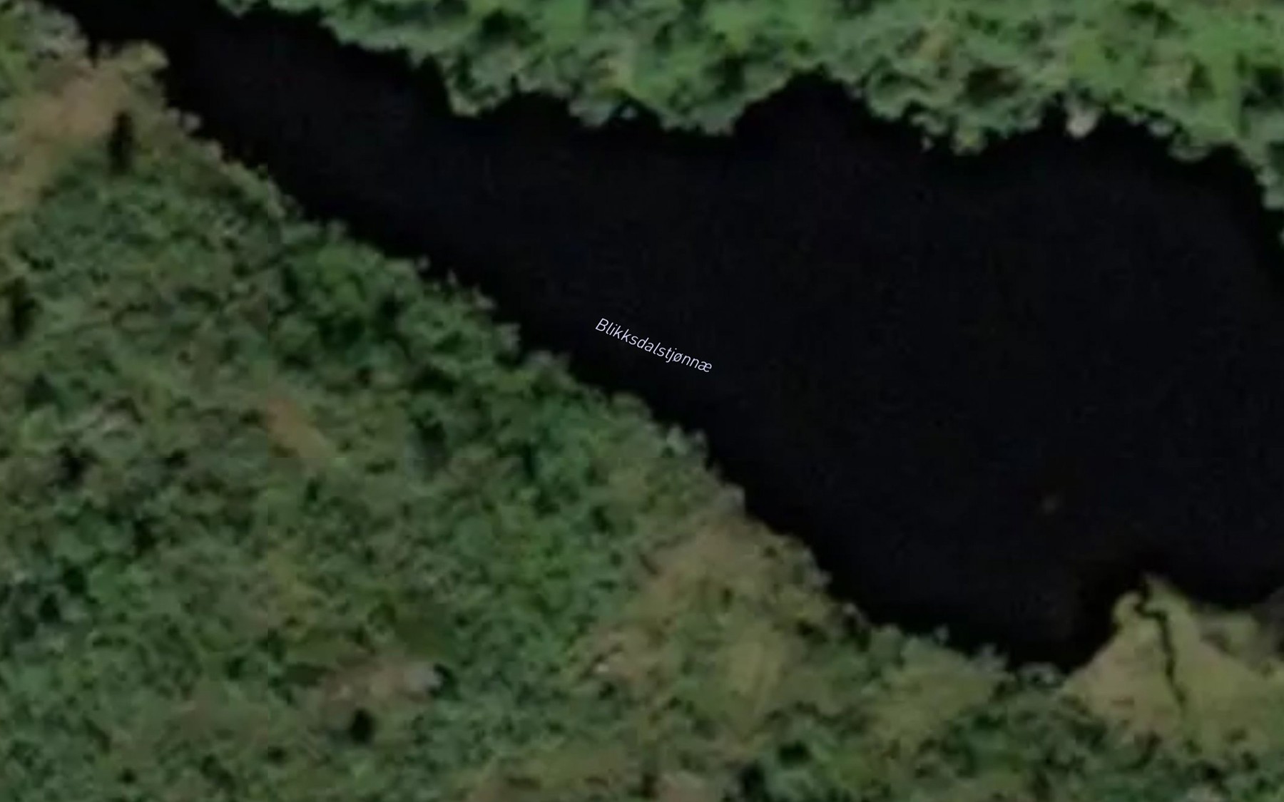 Satellite map of the Blikksdalstjonnae