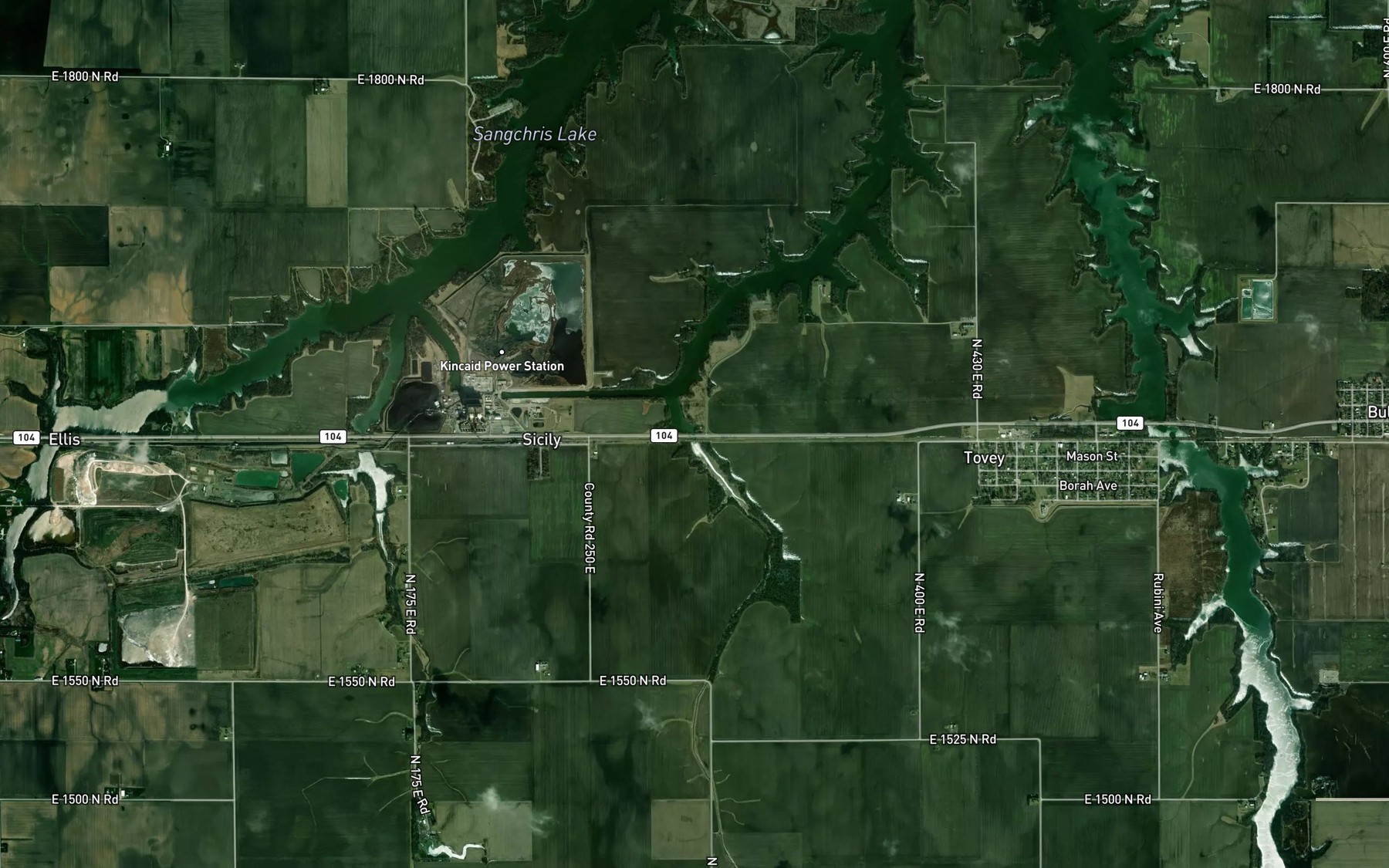Satellite map of the Spot 6