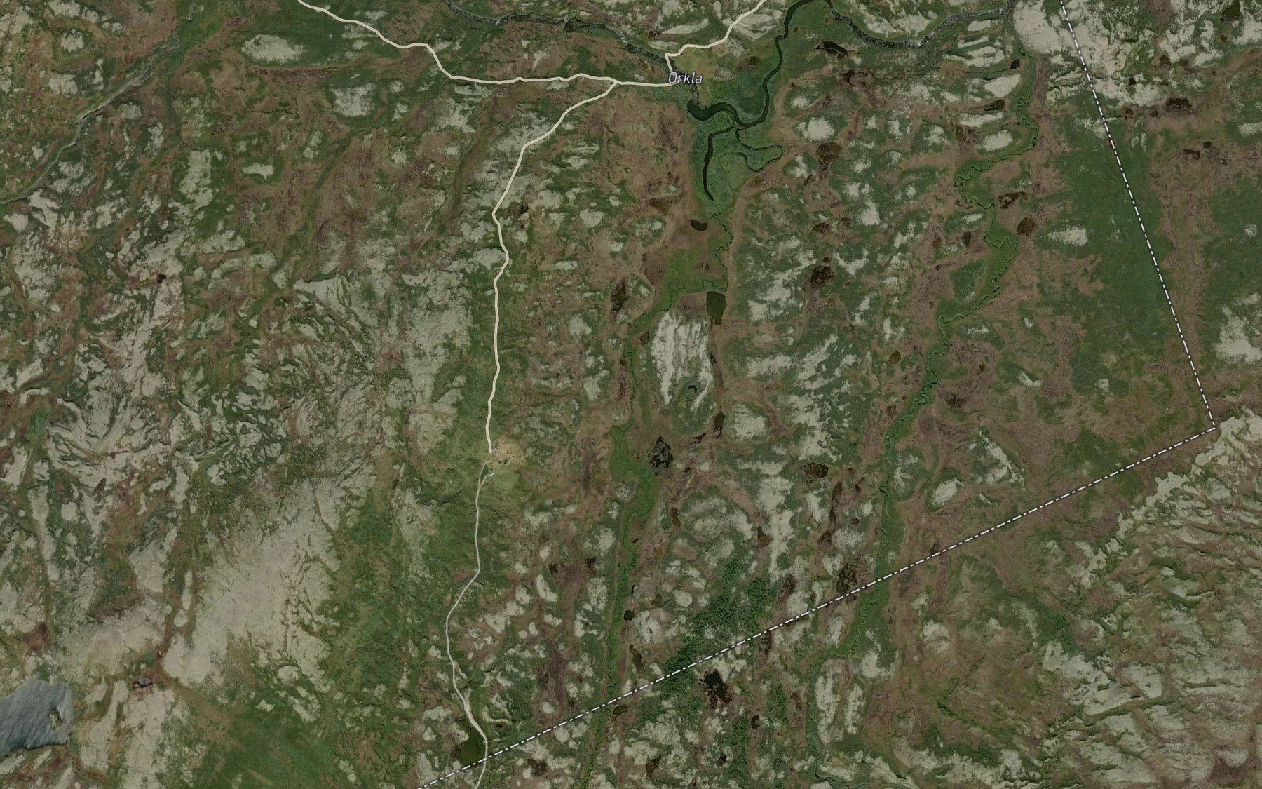 Satellite map of the Satalbekken
