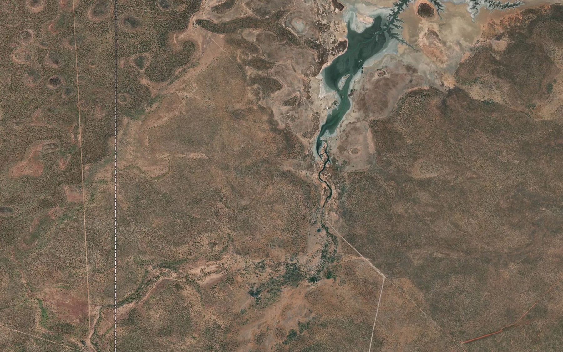 Satellite map of the Skull Creek