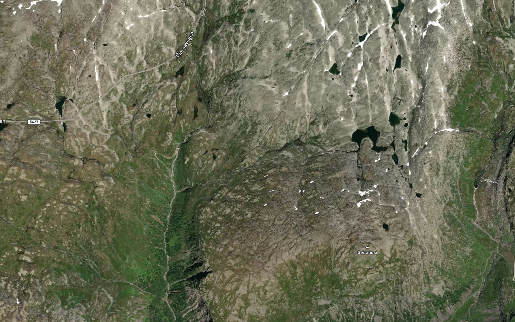 Satellite map of the Leita