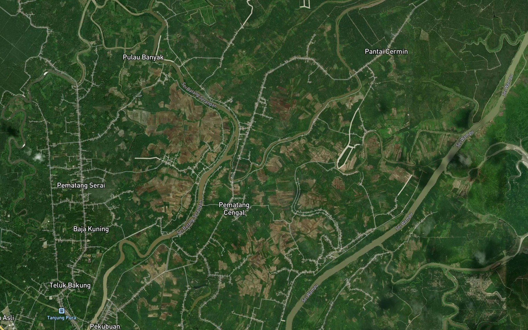 Satellite map of the Paluh Baharok