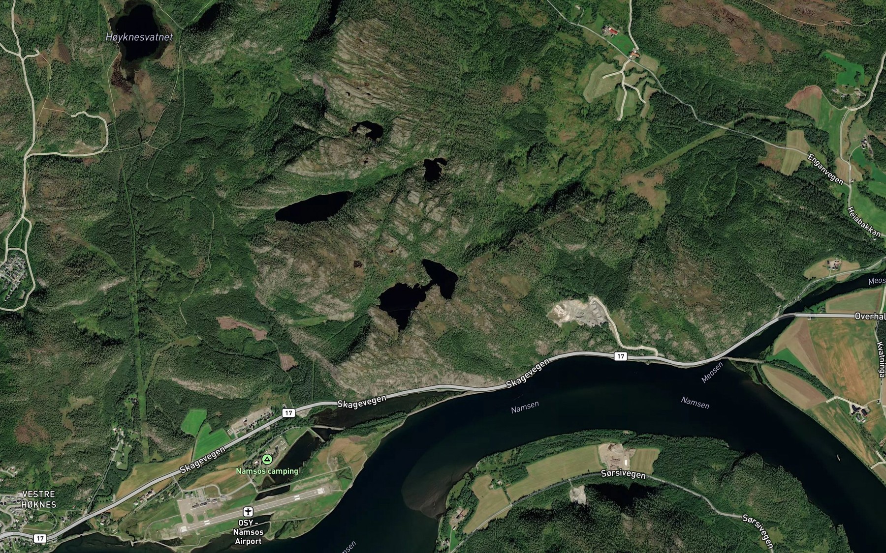Satellite map of the Lauvskardtjonna