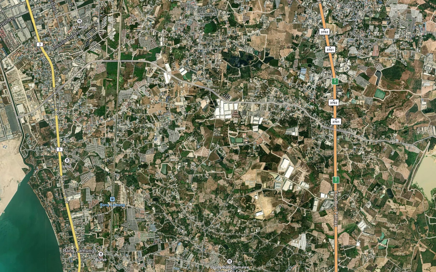 Satellite map of the Huai I Khut