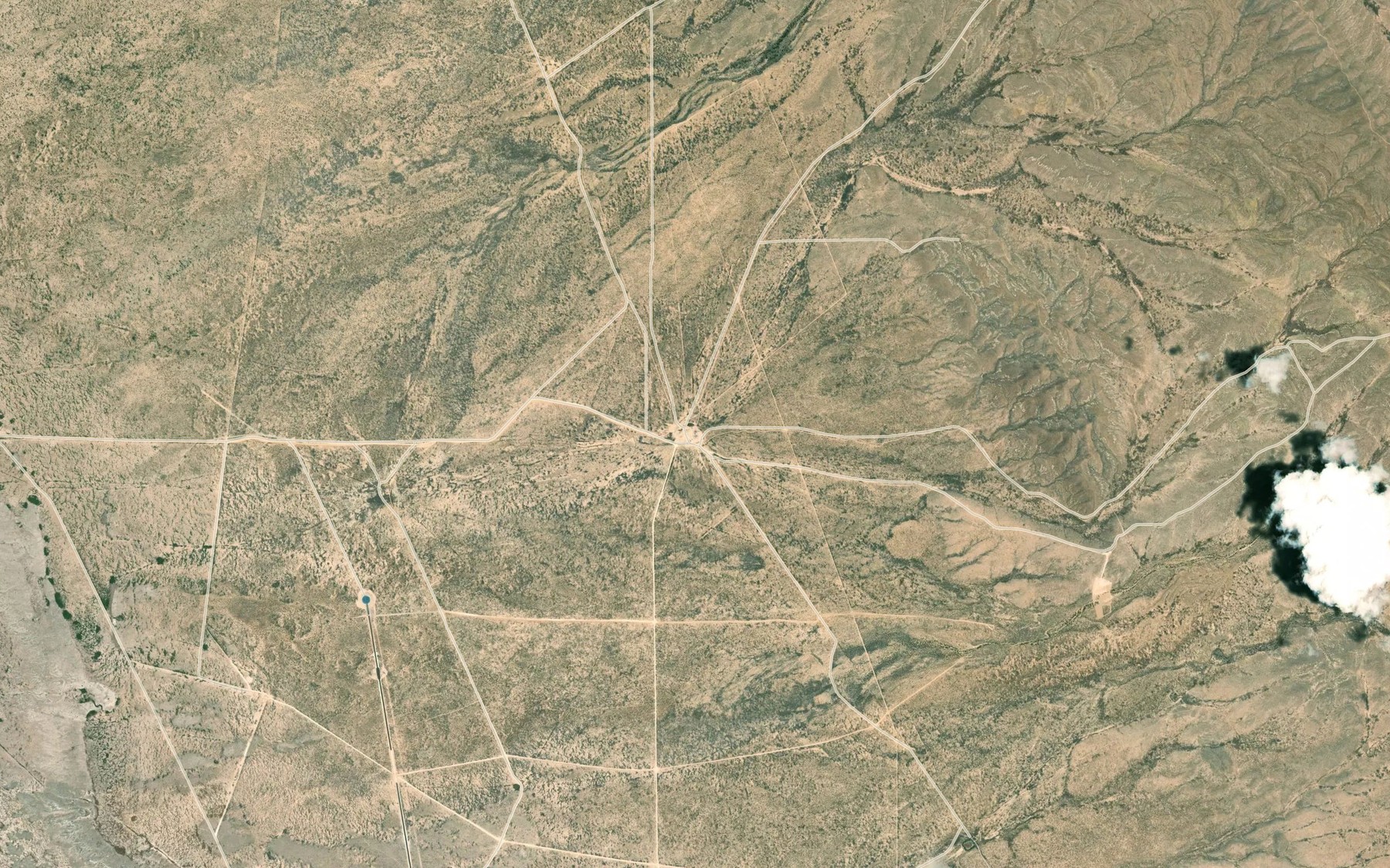 Satellite map of the Johns Well