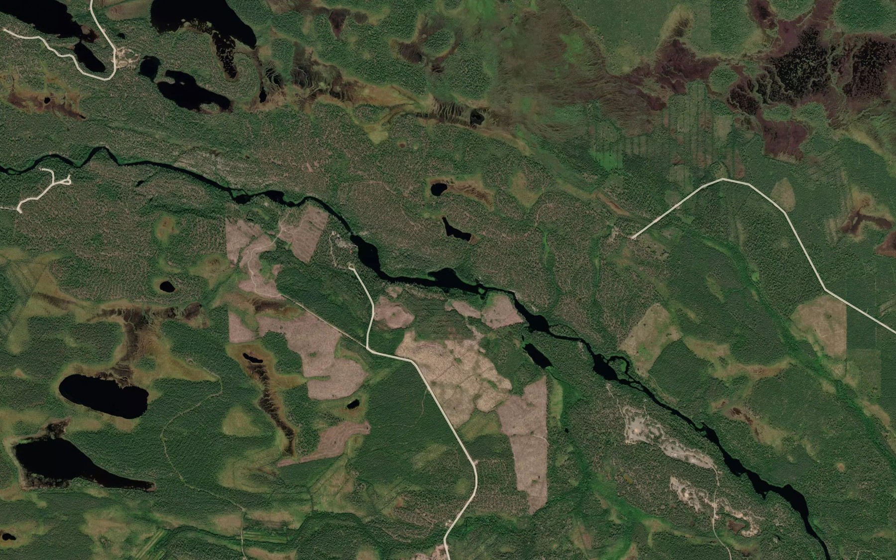 Satellite map of the Maantiesuvanto