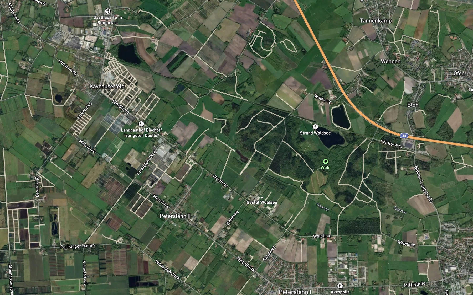 Satellite map of the Putthaaren