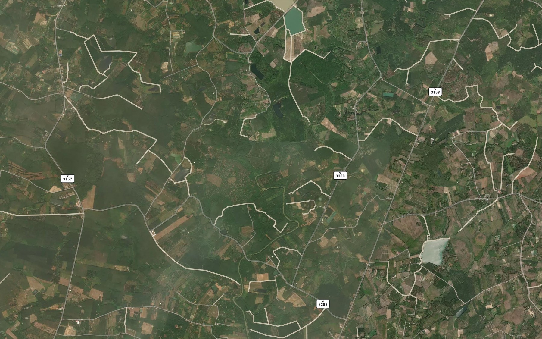 Satellite map of the Khlong Sato