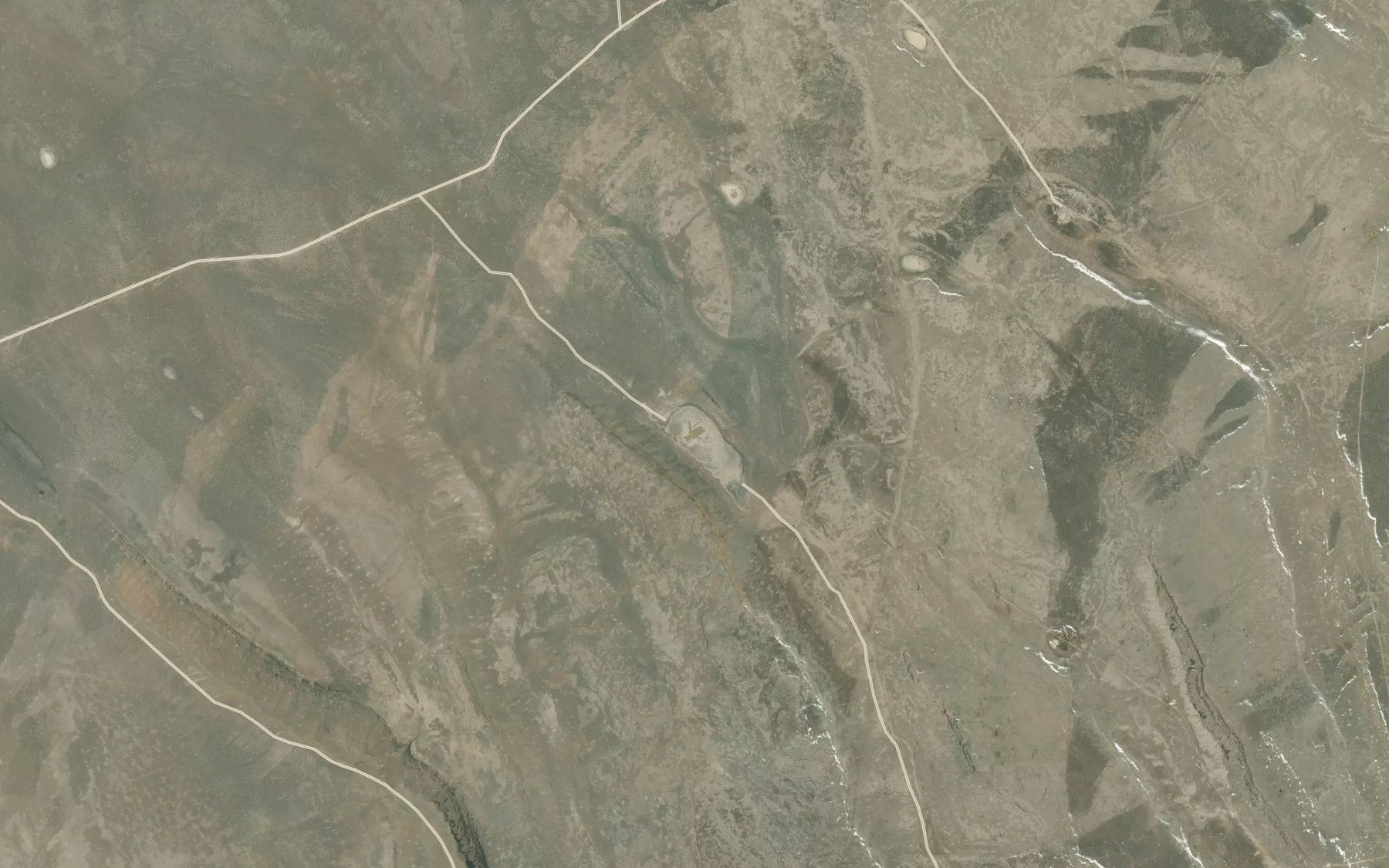 Satellite map of the West Waterhole