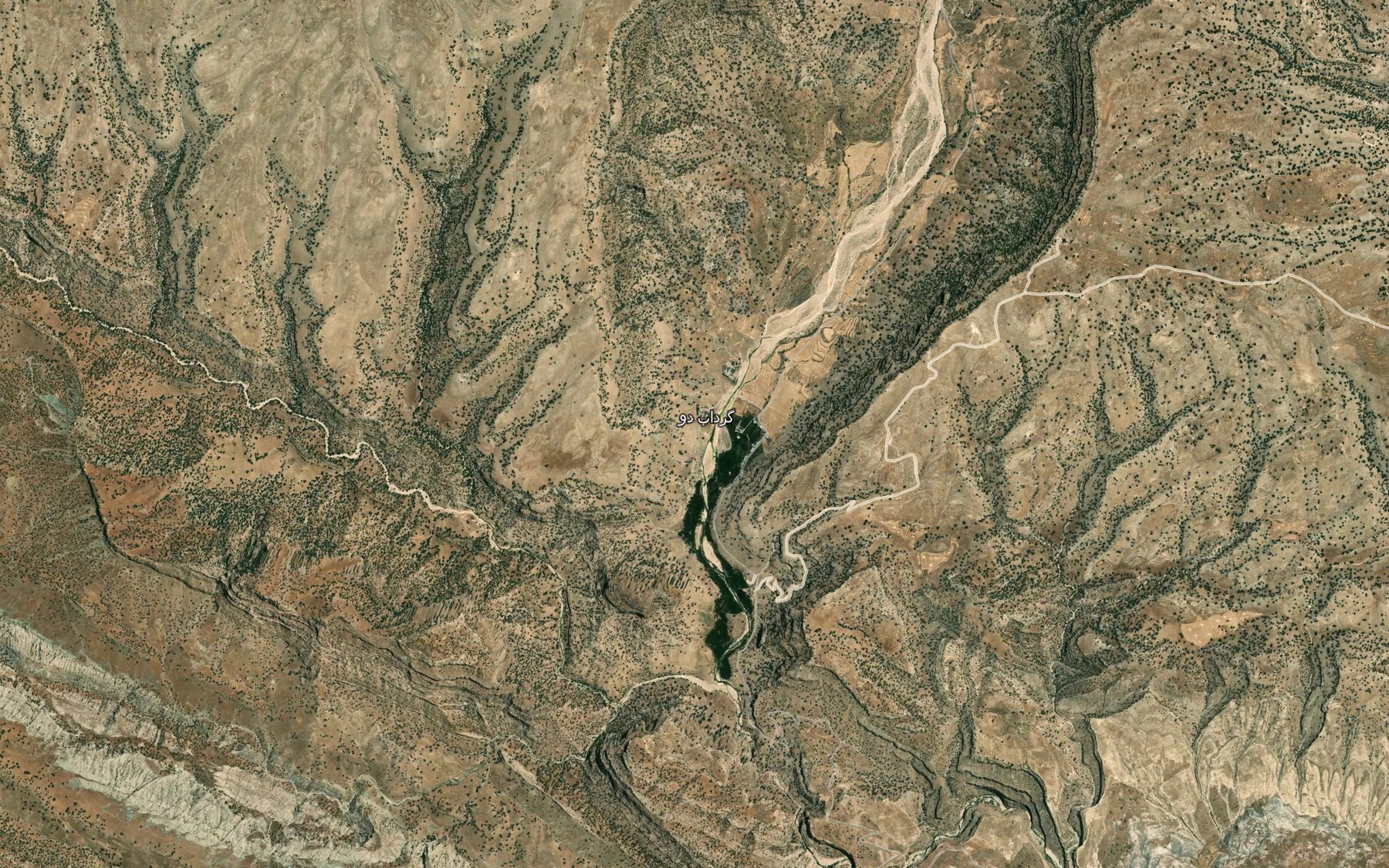 Satellite map of the Cheshmeh-ye Baba Dard