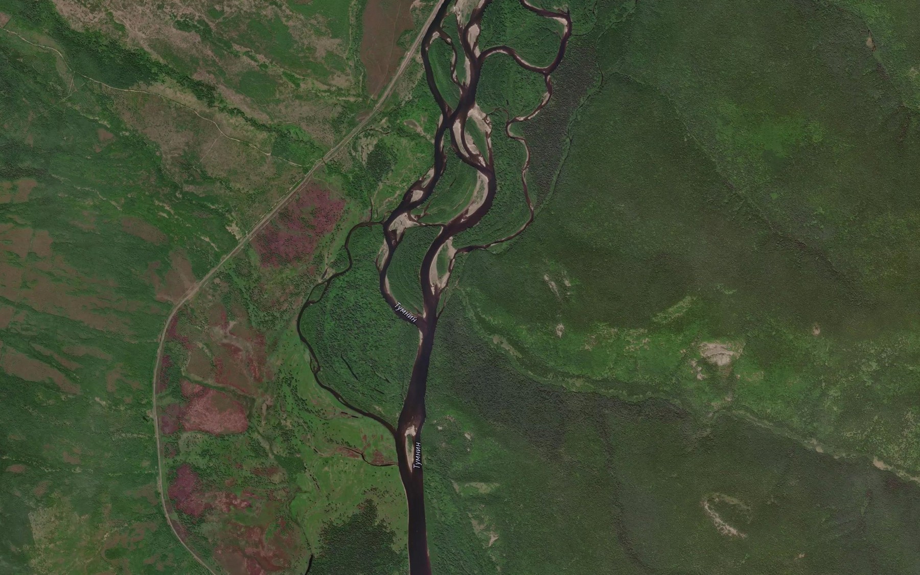 Satellite map of the Khonalika
