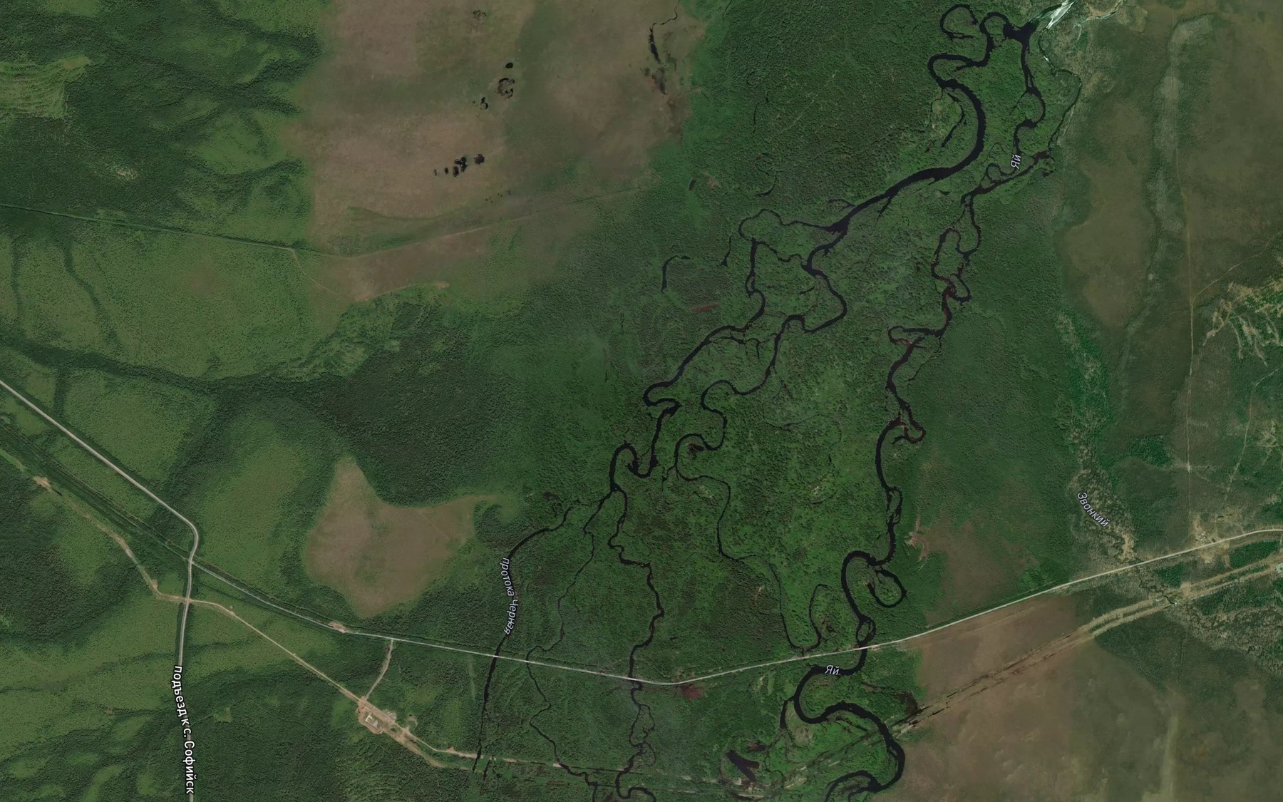 Satellite map of the Shumnyy