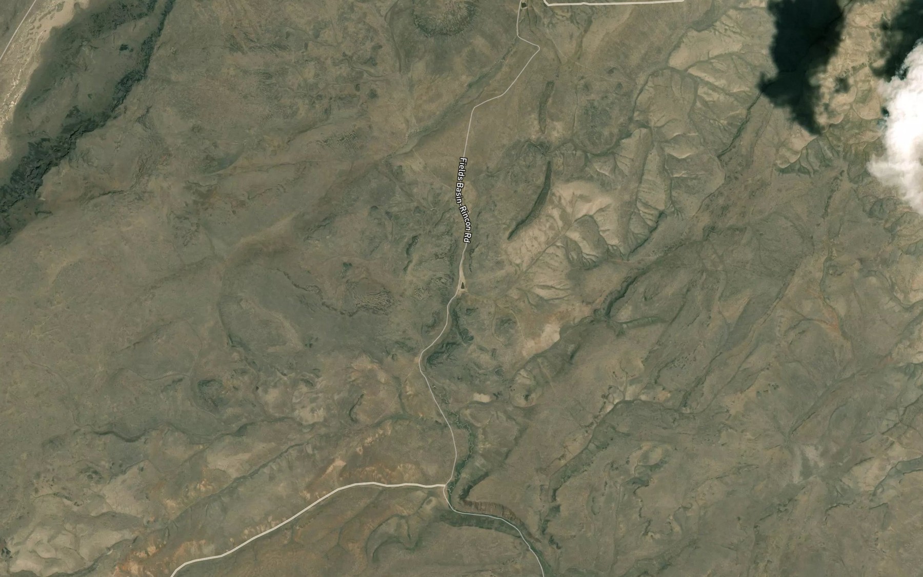 Satellite map of the Coyote Hole Reservoir