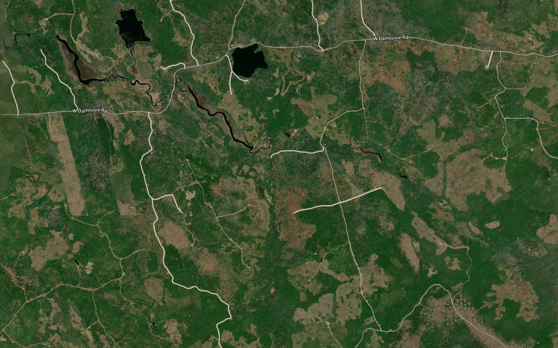 Satellite map of the Township Brook