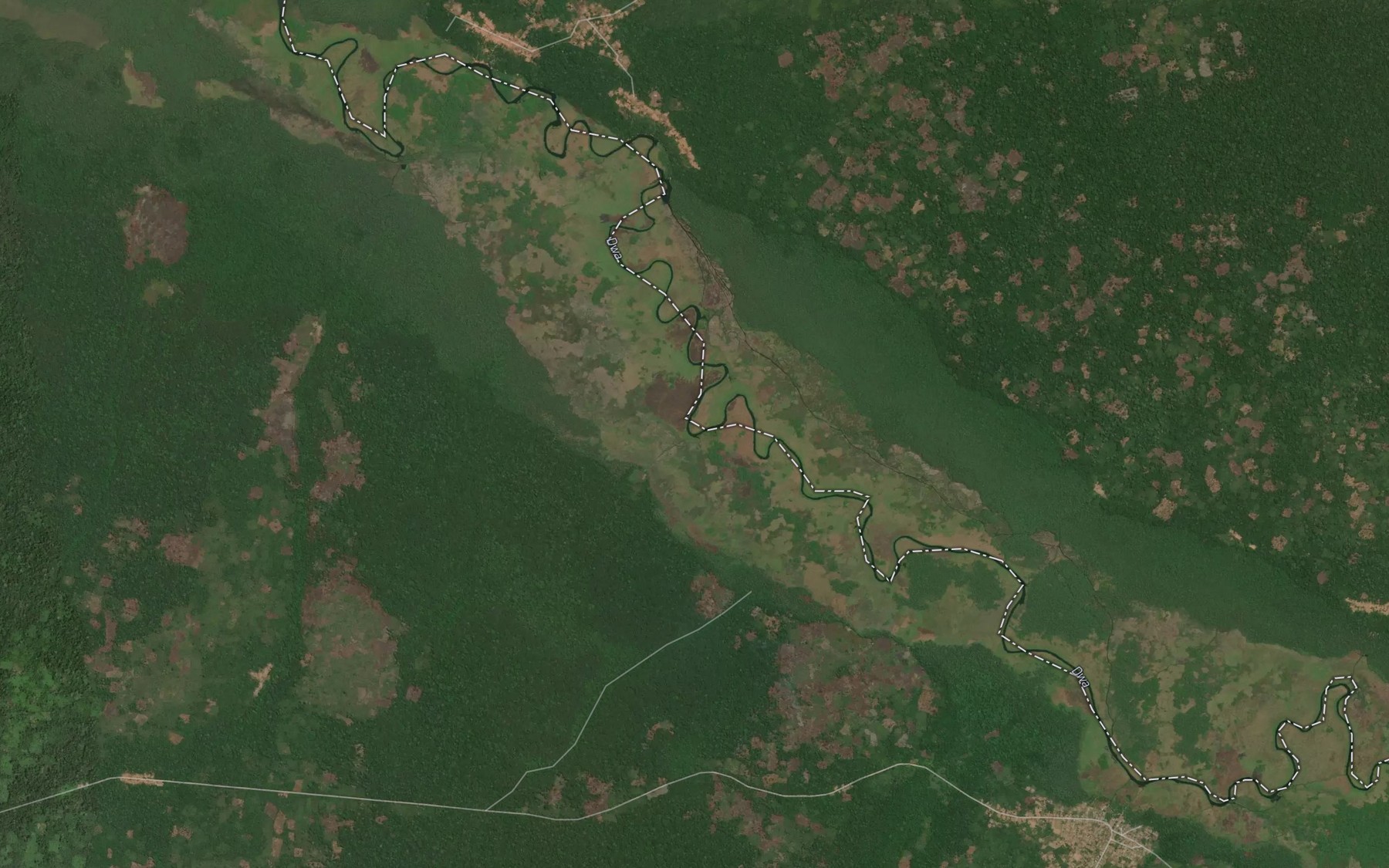 Satellite map of the Mopala