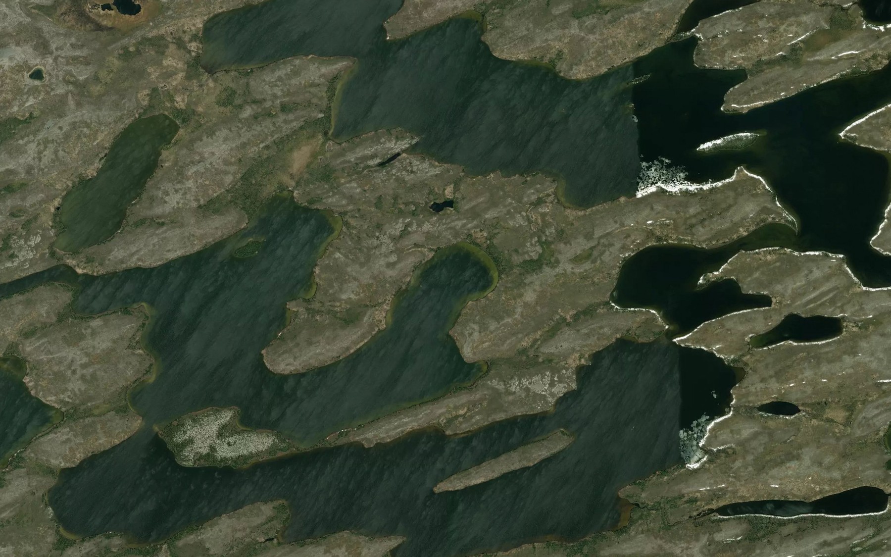 Satellite map of the Lac Upasi