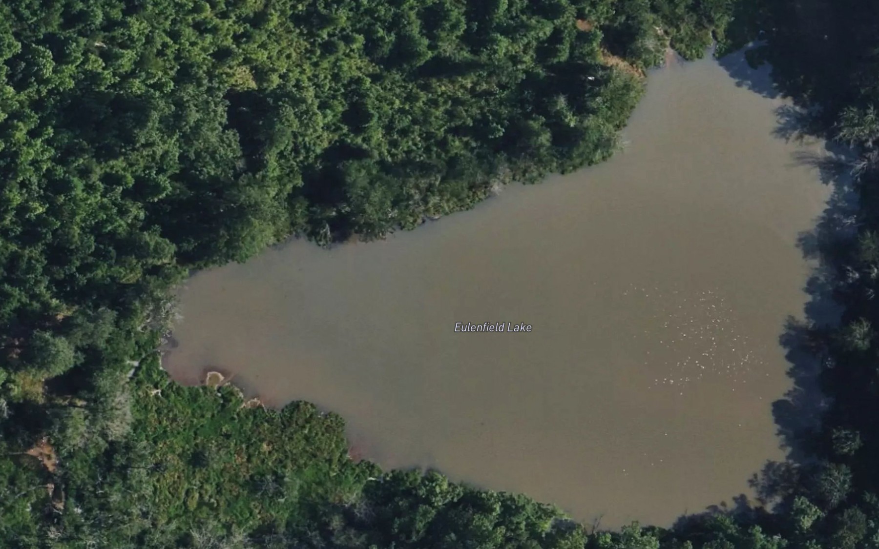 Satellite map of the Eulenfield Lake