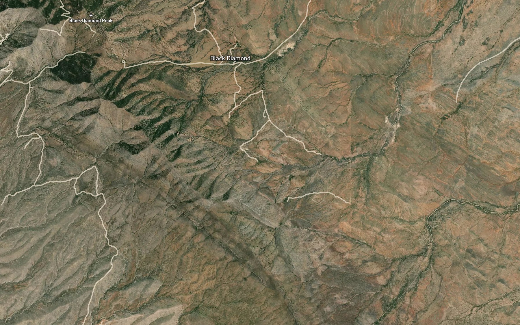 Satellite map of the Goodrich Spring