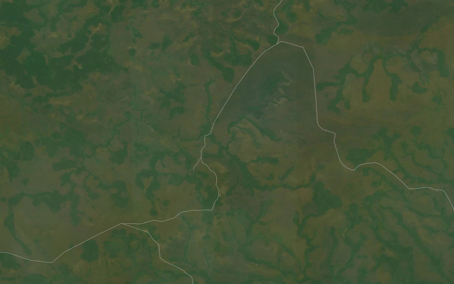 Satellite map of the Bouoko